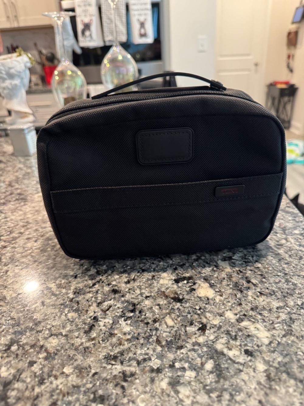 Tumi Black Travel Toiletry Pouch